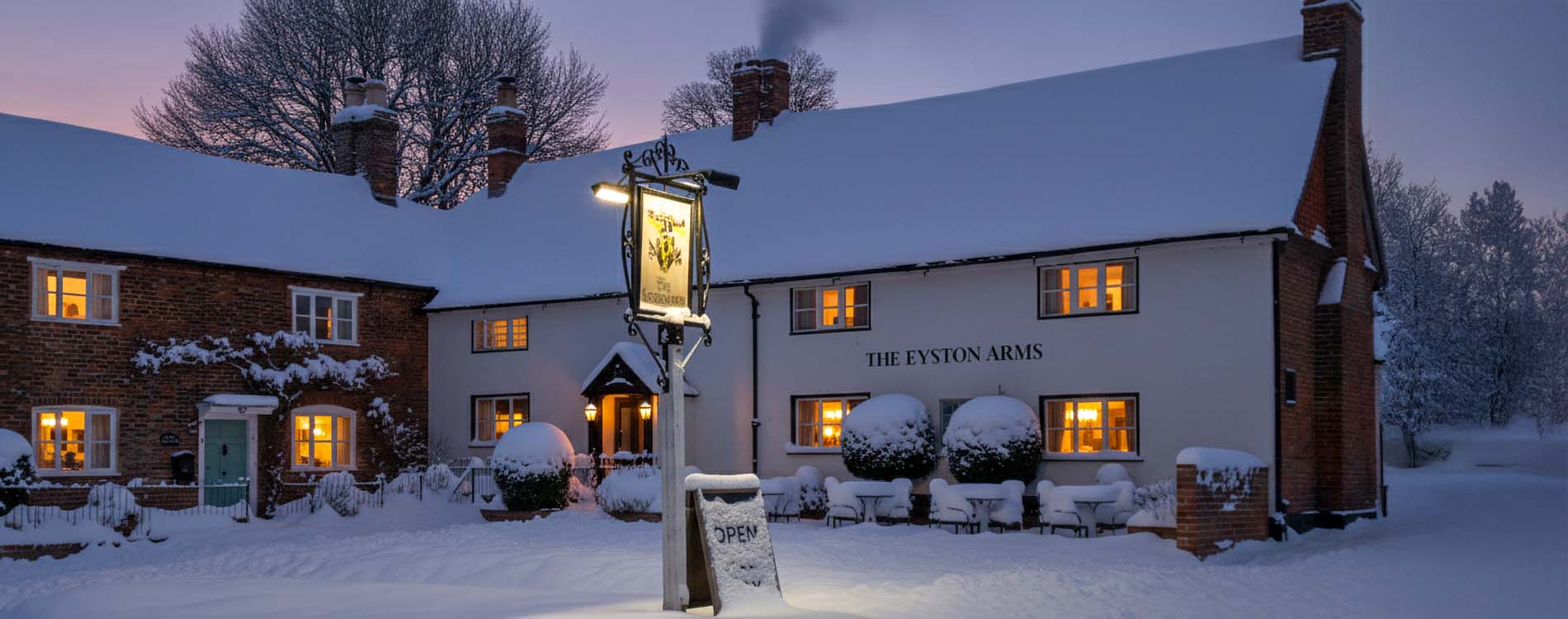 The Eyston Arms in East Hendred after snowfall The Eyston Arms in East Hendred after snowfall